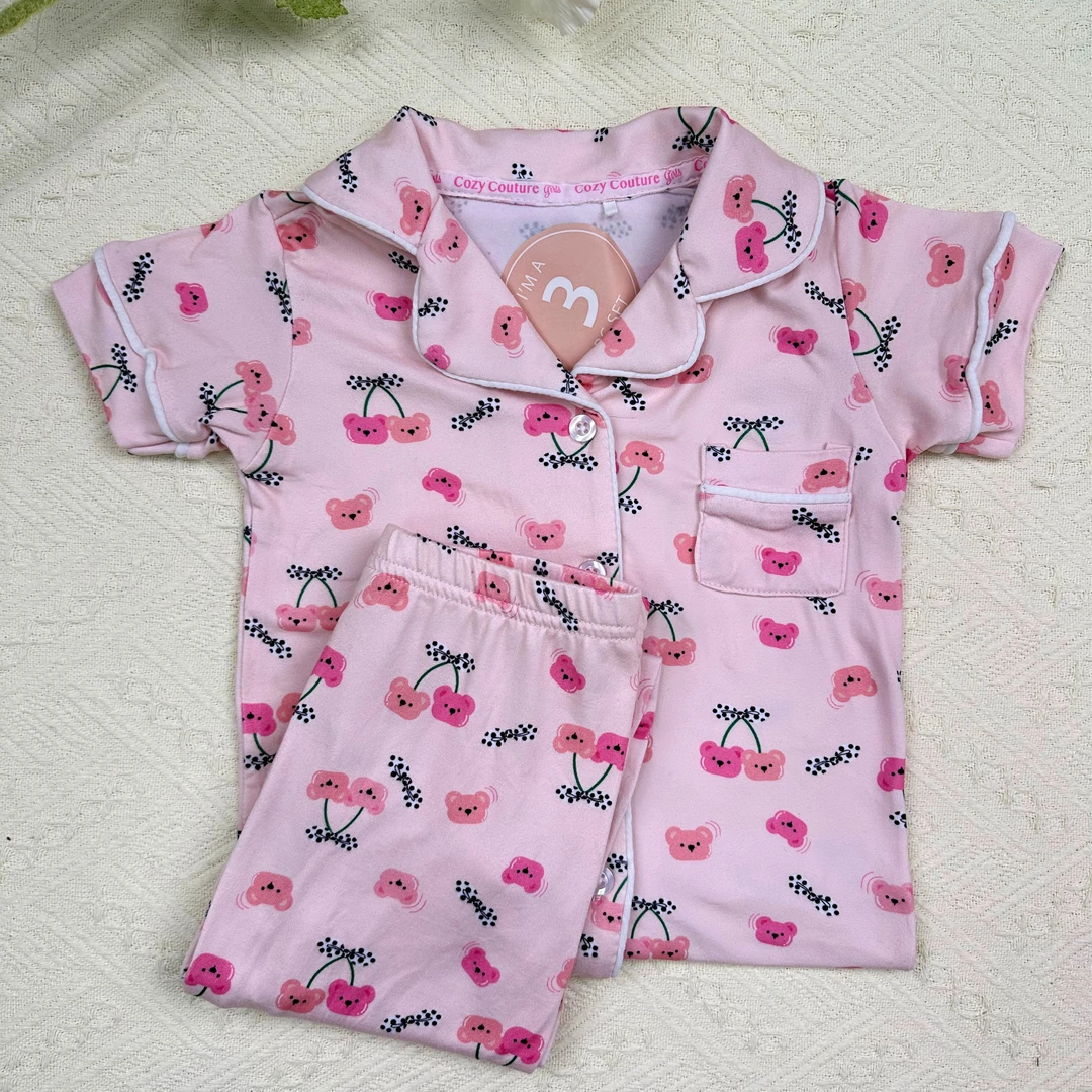 儿童款春夏公主风睡衣女童短袖中大童女孩新款家居服