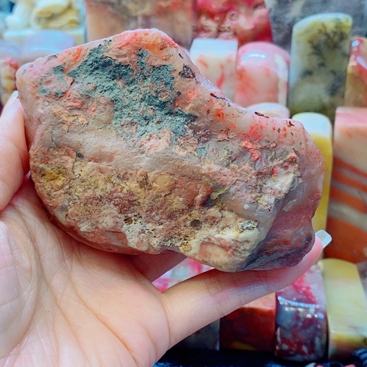 巴林石信**龙鸡血原石