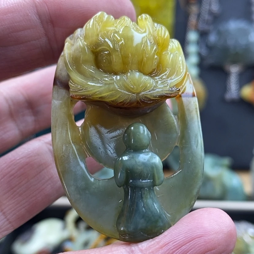 【闪购商品】未镶嵌岫玉吊坠