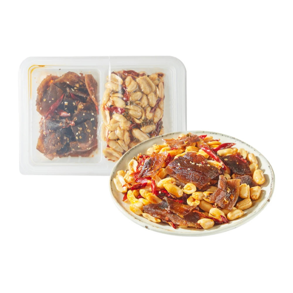 【烧烤季】盒马工坊 酒鬼牛肉花生双拼 160g