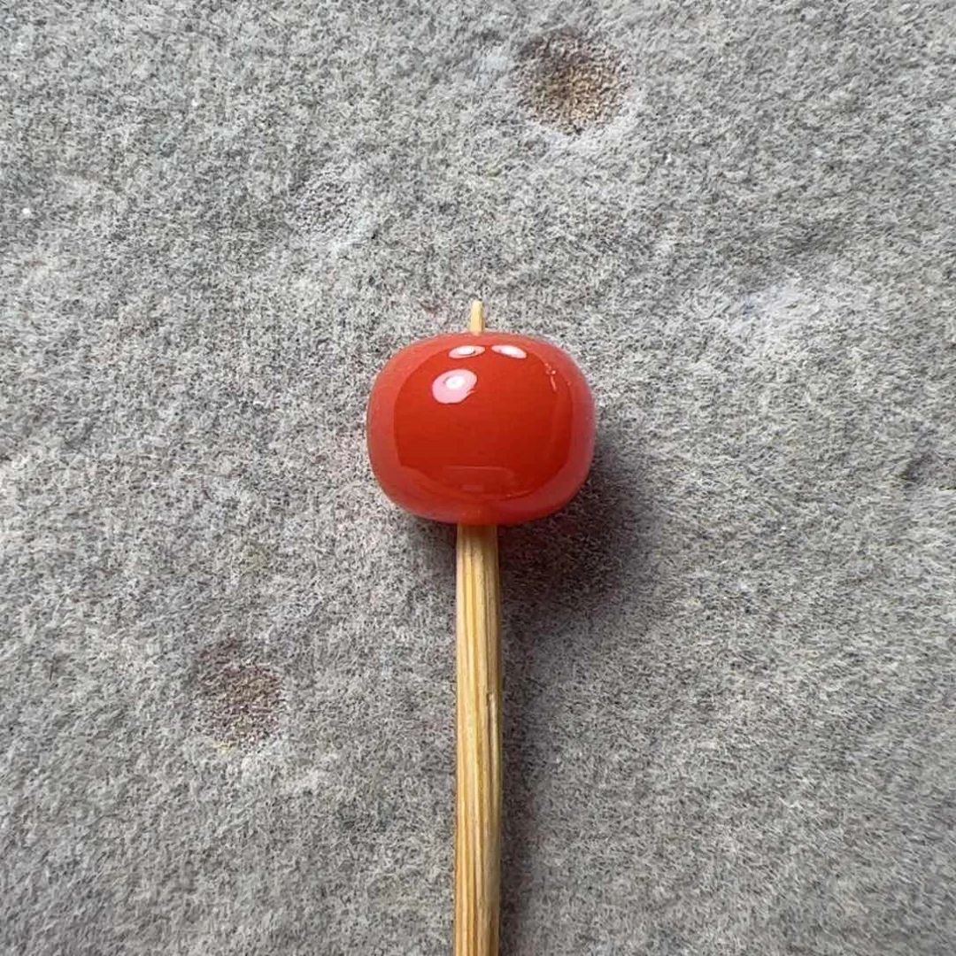 南红玛瑙9.0单珠未镶嵌