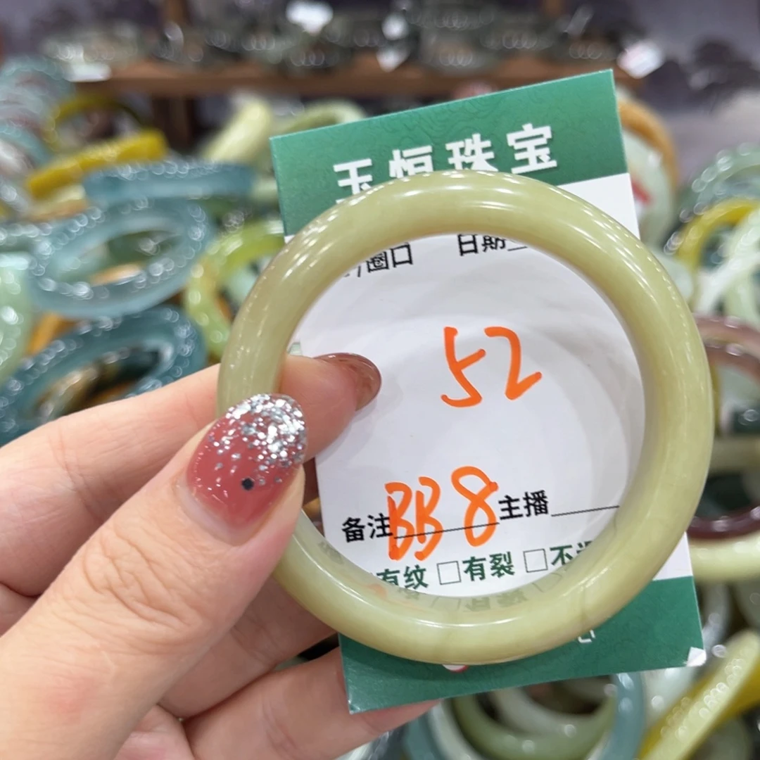 未镶嵌蛇纹石玉手镯手镯