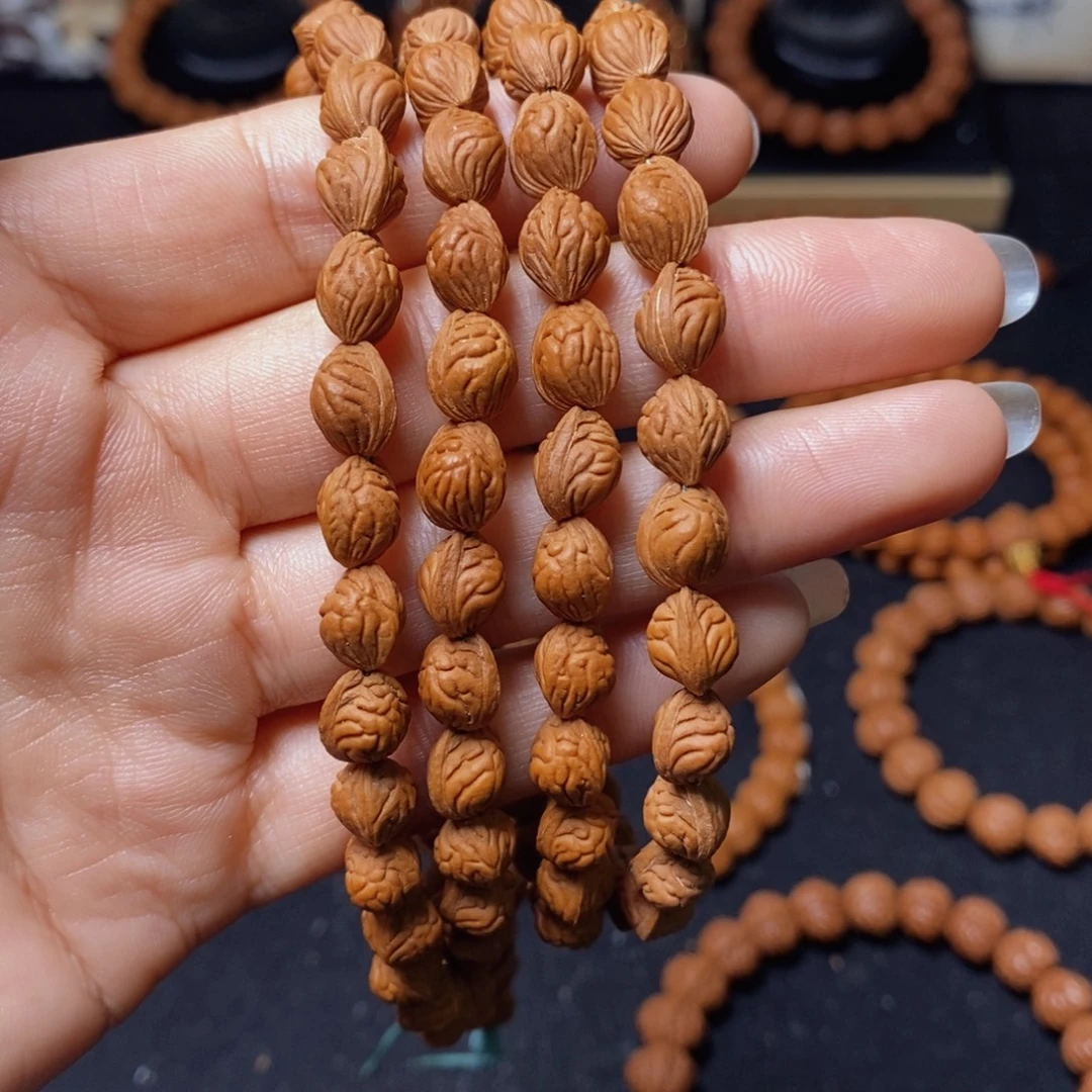用***8手串桃核秦岭文玩桃核手串