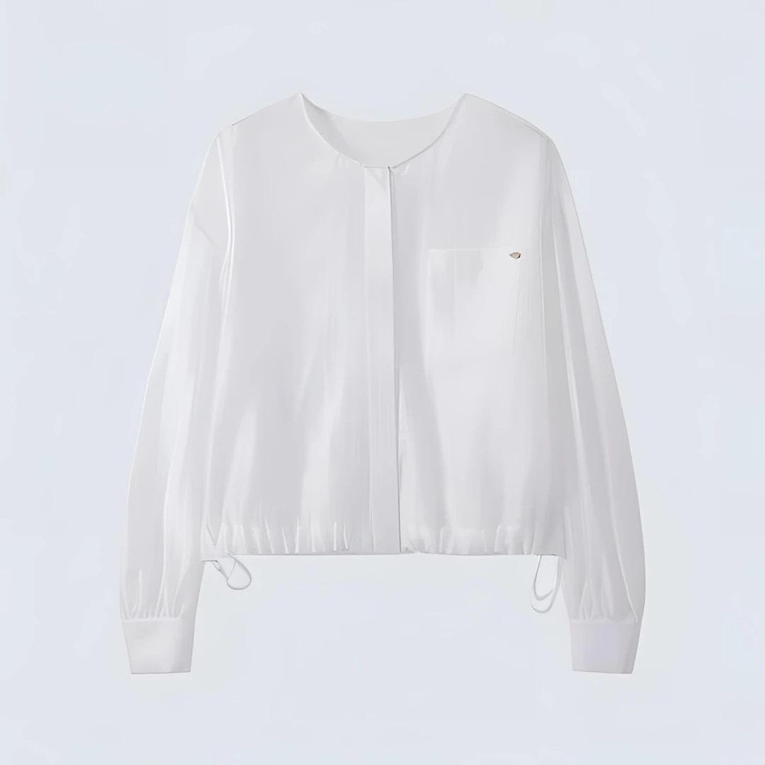 KS丨LI25夏新款女装莱赛尔醋酸亚麻混纺休闲短款外套125240C3209