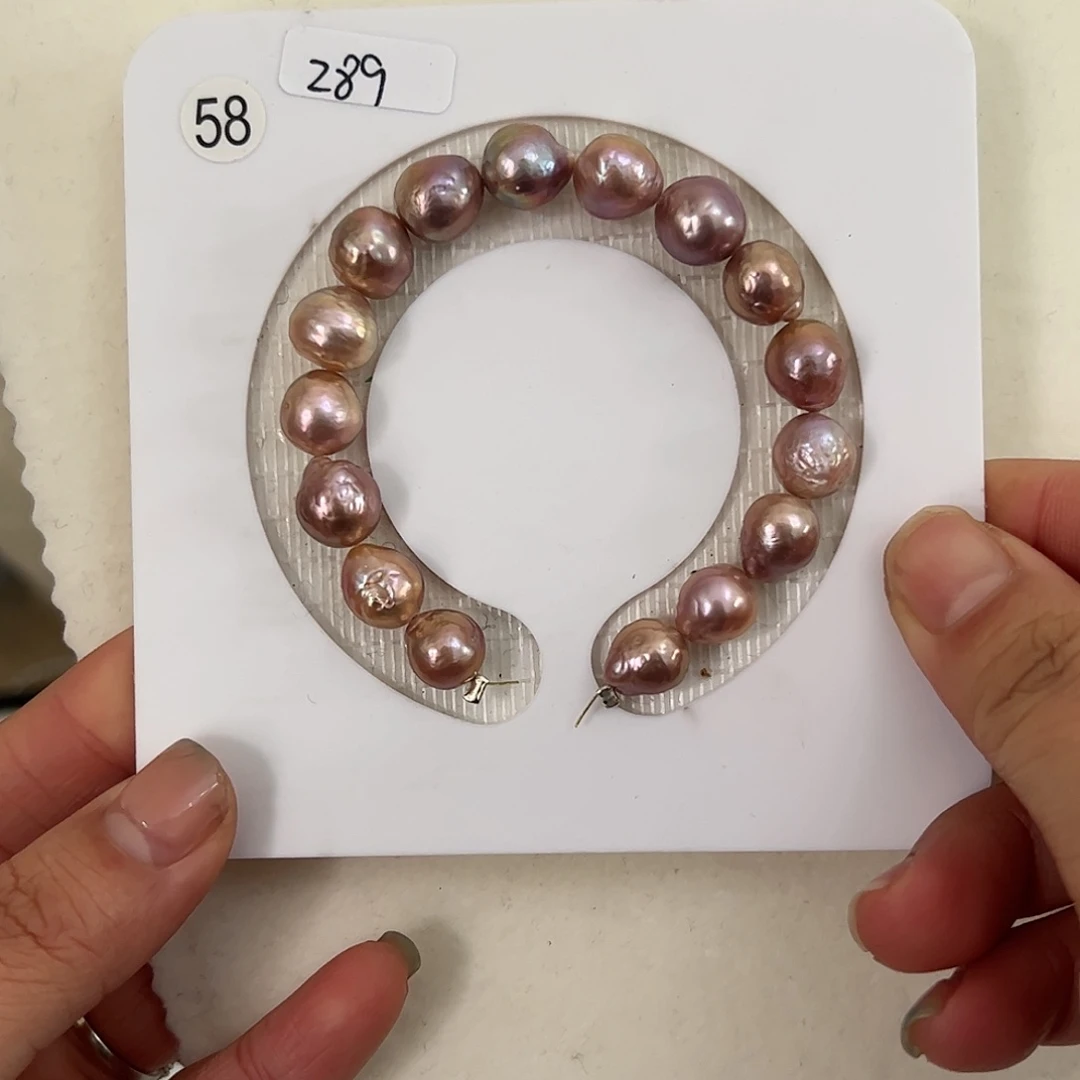 淡水珍珠耳环银S925镶嵌