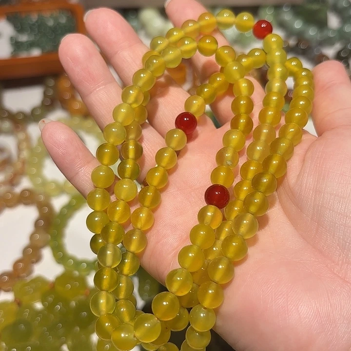 蛇纹石玉未镶嵌手串