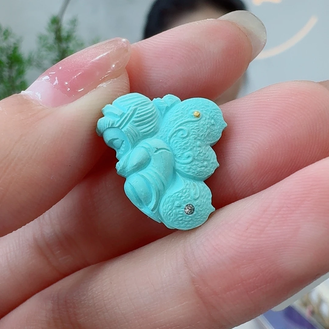 未镶嵌绿松石珠宝奇石