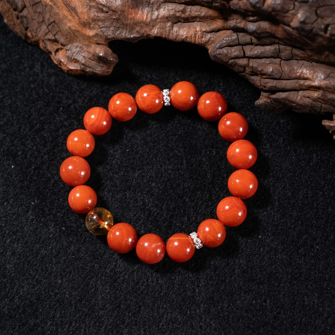 【中轴有礼】南红DIY手串10mm+710219651