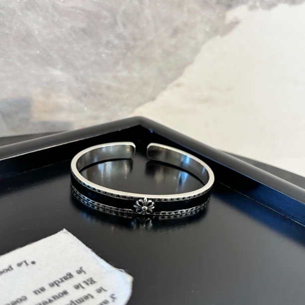 铜合金手镯 十字黑色手镯SZ1362