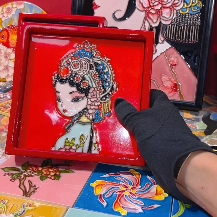 瓷片瓷板画艺术作品