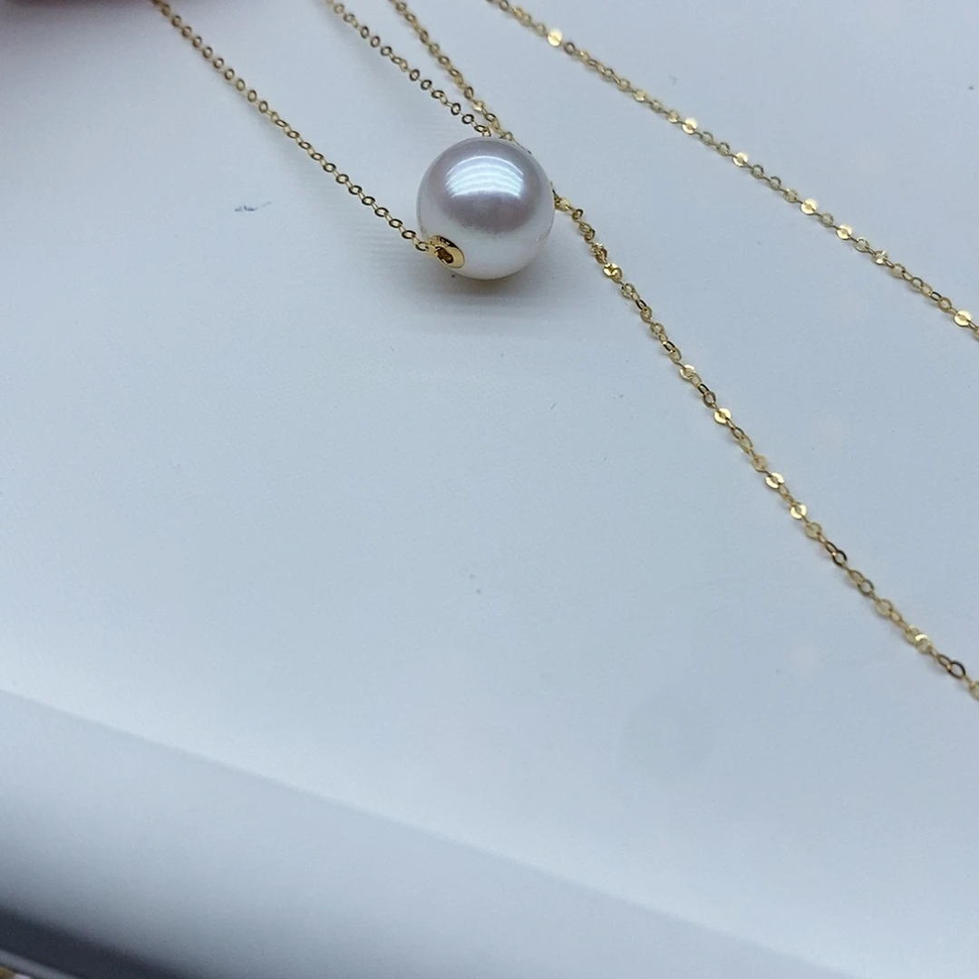 海水珍珠颈饰18K金镶嵌