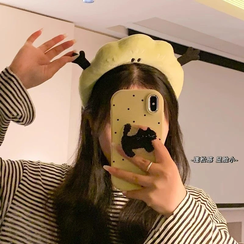 高颅顶发箍女生2025新款儿童可爱大眼睛趣味洗脸头箍敷面膜束发带