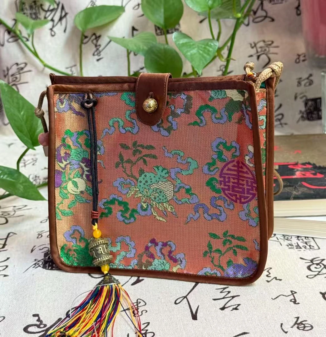 （多色）蜀锦小包·杂色中国风配饰包包6a979BT