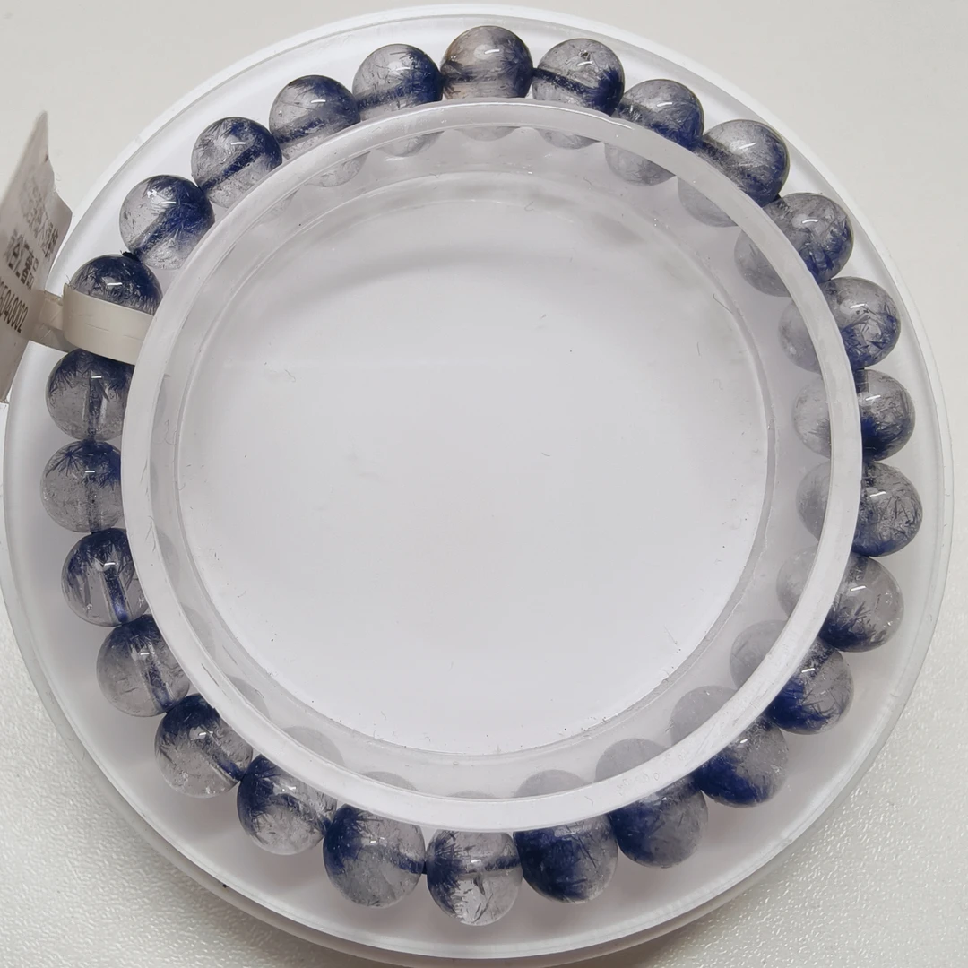 老矿蓝线石蓝发晶约7m+改线撕毁标签不退换