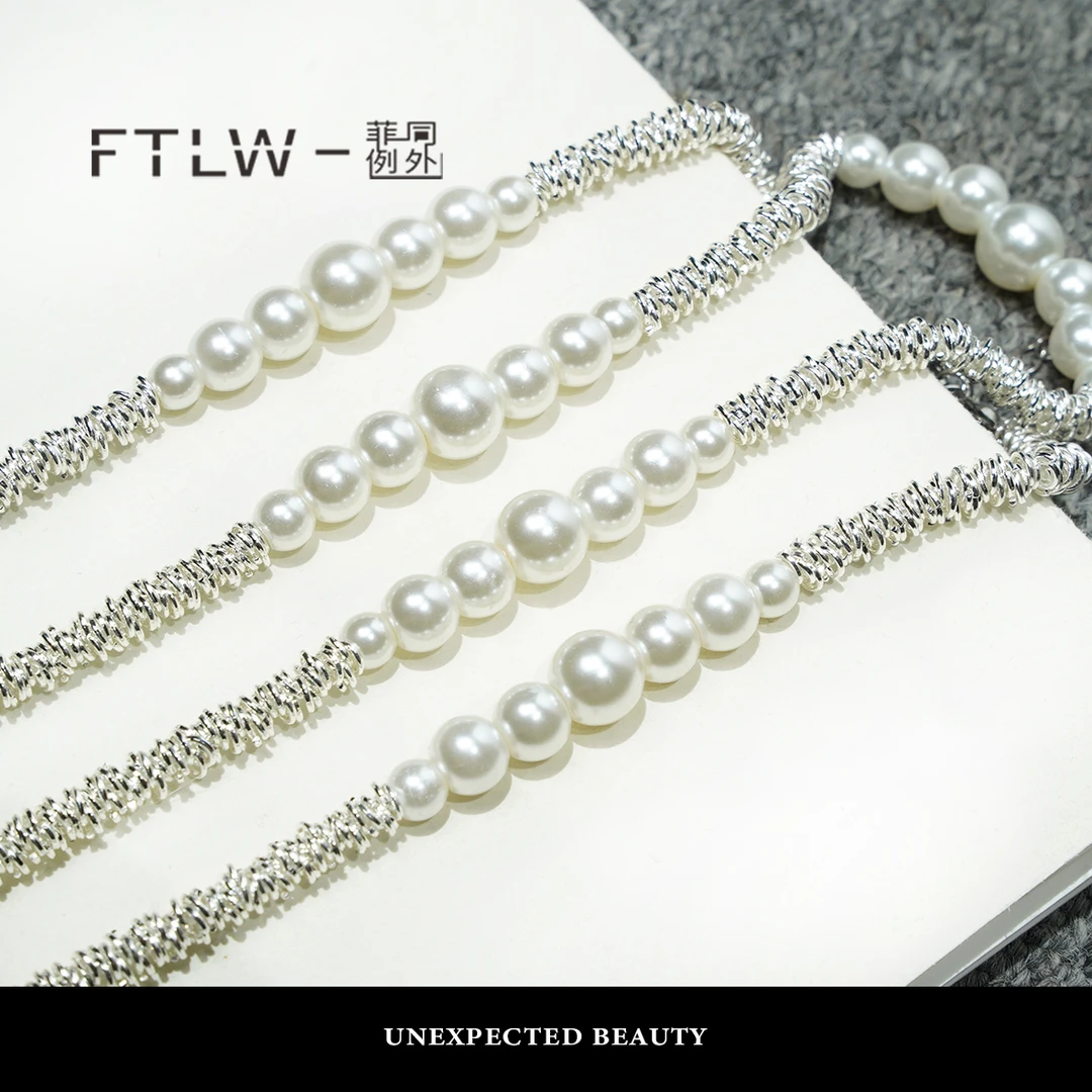 合金仿珍珠项链 FTLW-气质百搭精致项链-3264