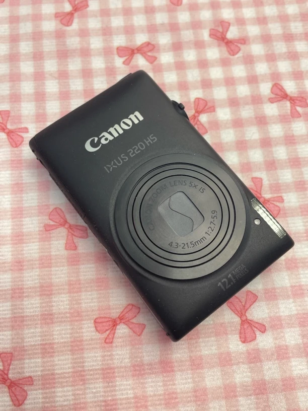 95新 Canon/佳能 ixus220热门实况机冷白皮氛围感奶油肌