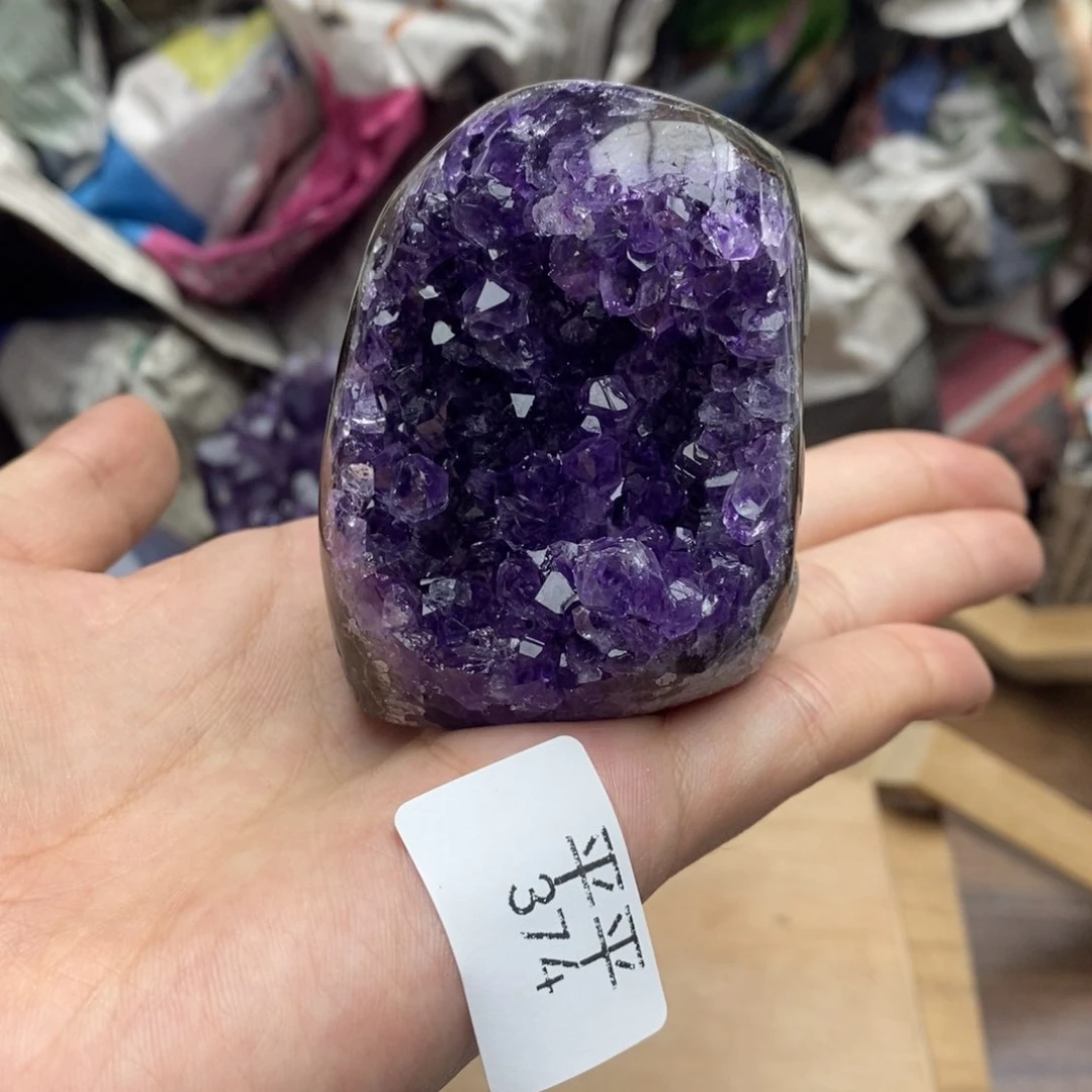 紫晶珠宝半成品未镶嵌