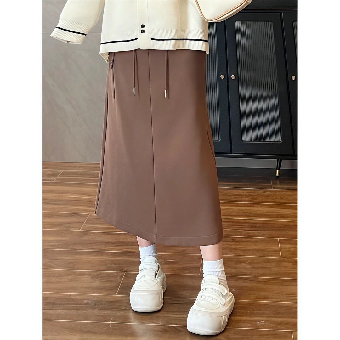 圣地亚哥 / 休闲风工装伞裙7297花契200斤胖mm春季新款简约洋气