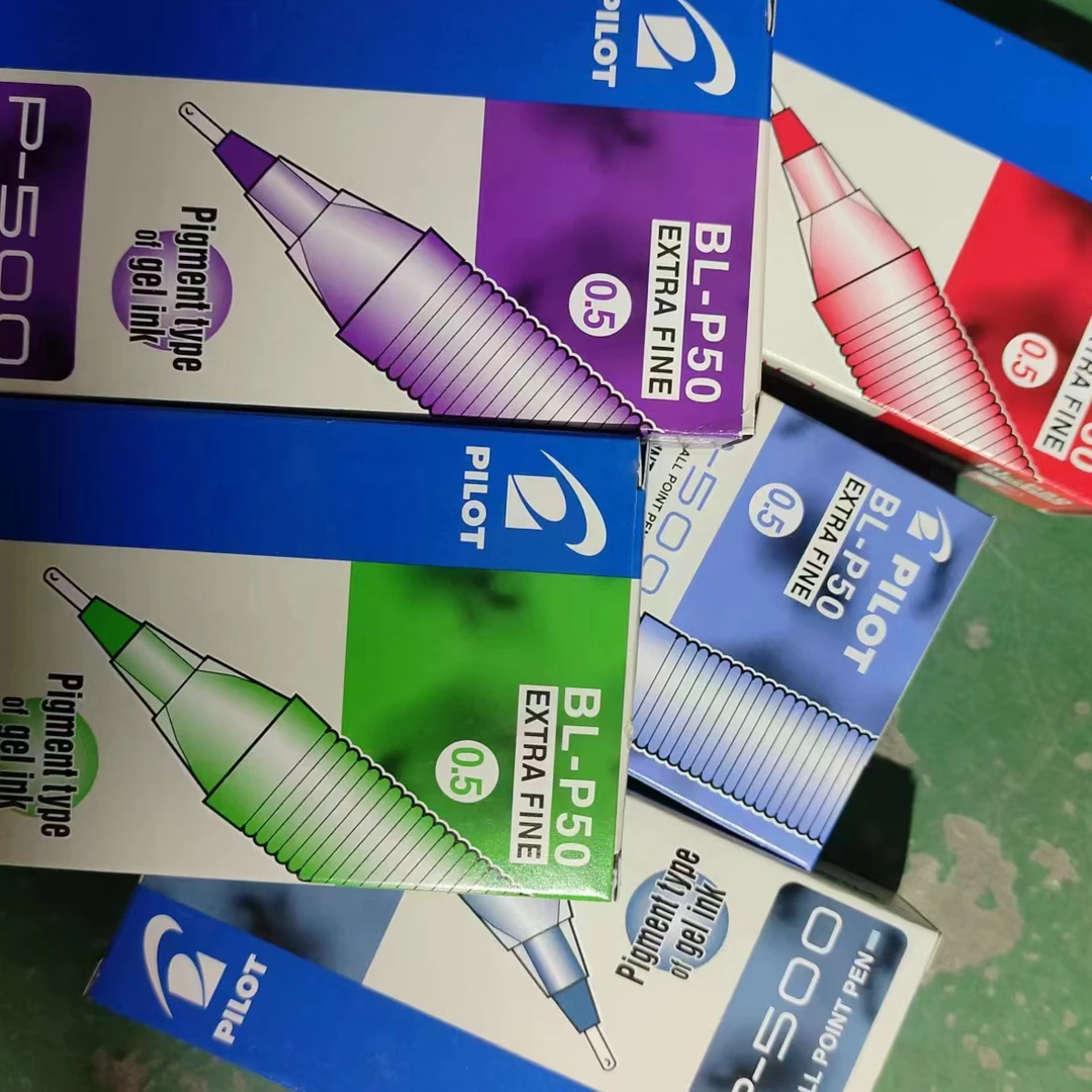 百乐P500黑色+彩色中性笔