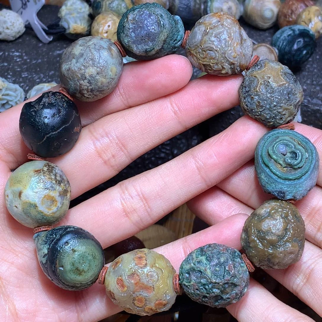 未镶嵌玛瑙/玉髓珠宝半成品