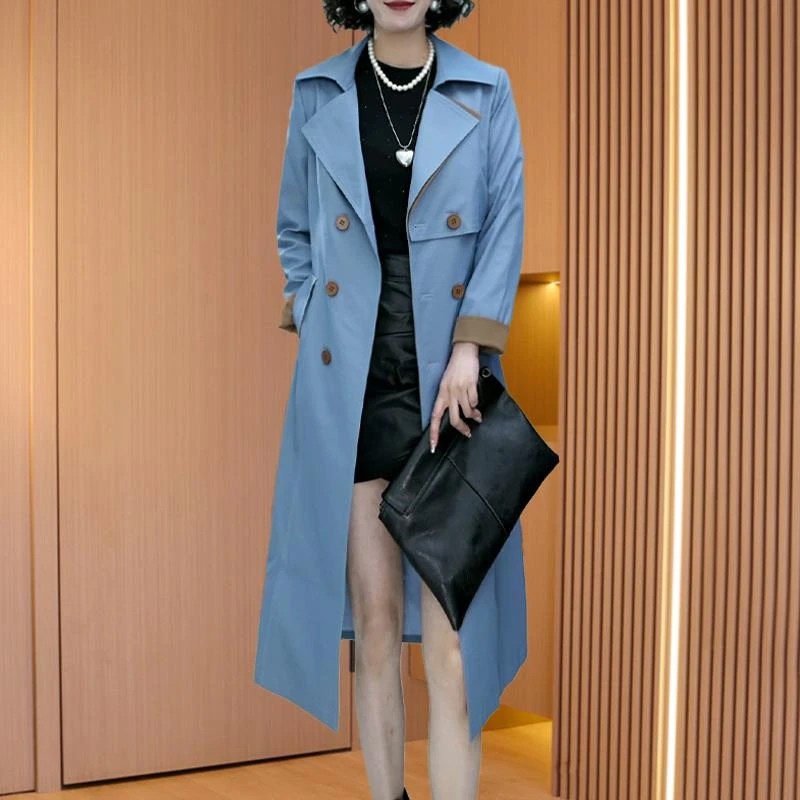 杭州意法风衣外套2025新款时尚洋气质贵夫人中长款大衣