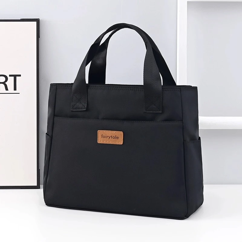 CKWU男女上班手提包大容量通勤手提袋文件包笔记本电脑包公文包