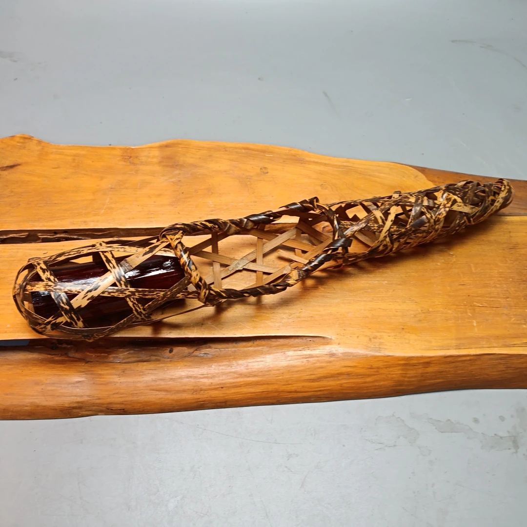 密胺瓷海外回流竹编花器