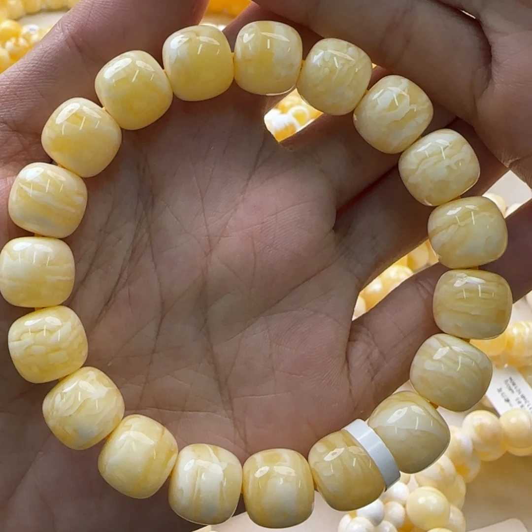 琥珀未镶嵌手链蜜蜡手串