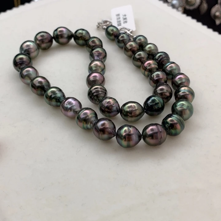 银S925镶嵌项链海水珍珠