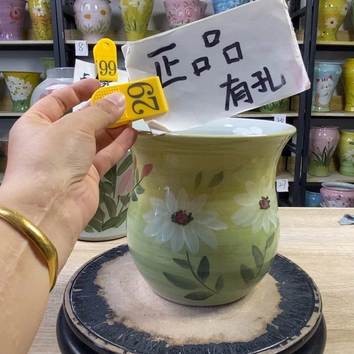景德镇高温陶瓷花盆