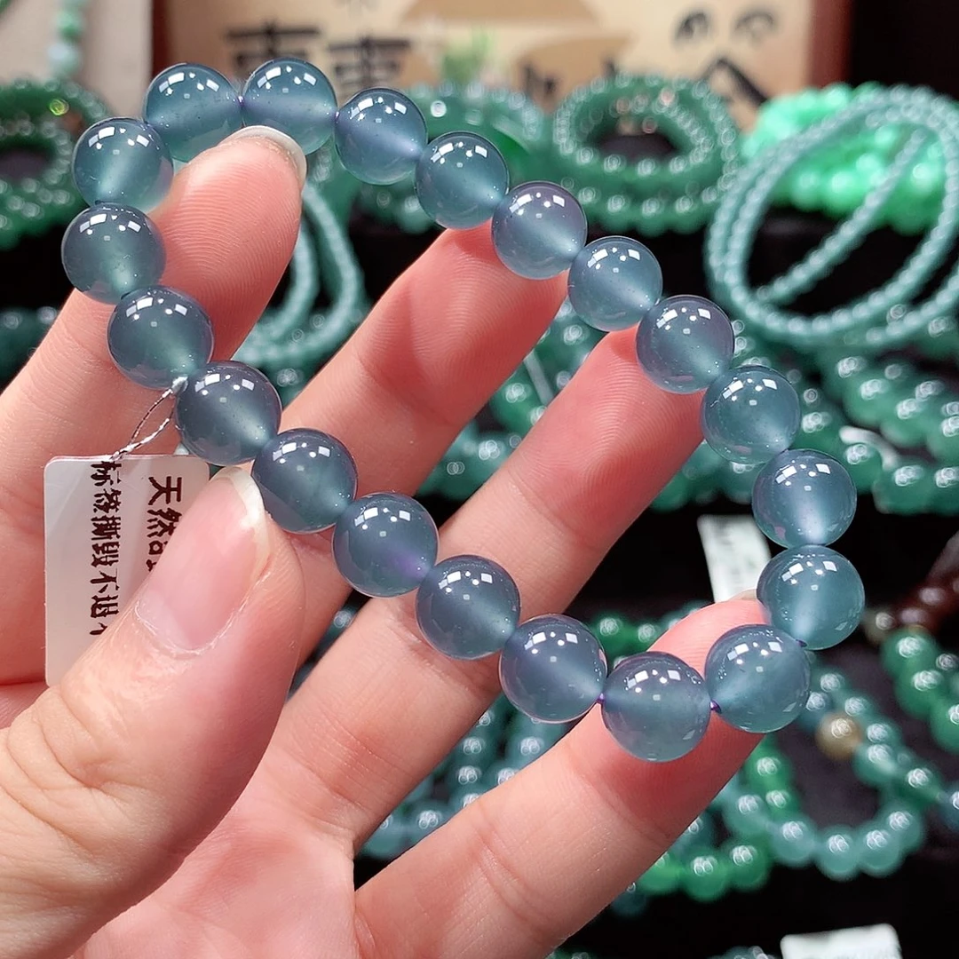 温***禄未镶嵌手链翡翠卡10