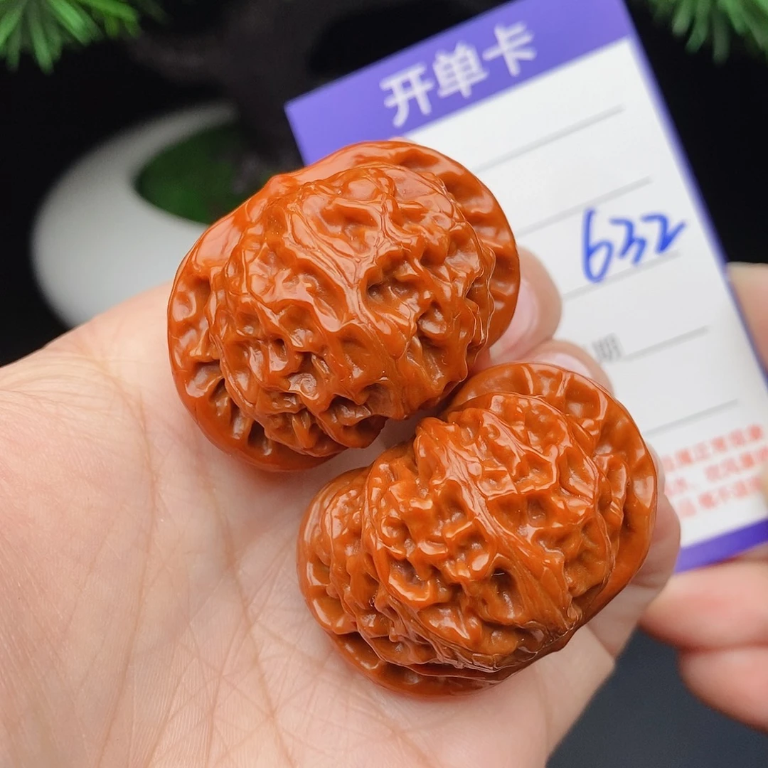 文玩核桃把件40宫灯632