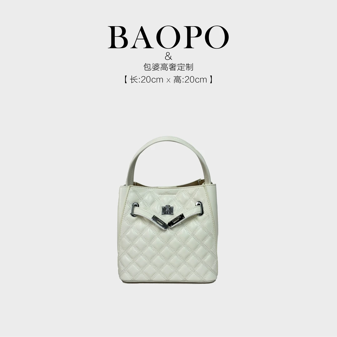 【BAOPO】小众设计刺绣手提托特包高级质感斜挎包