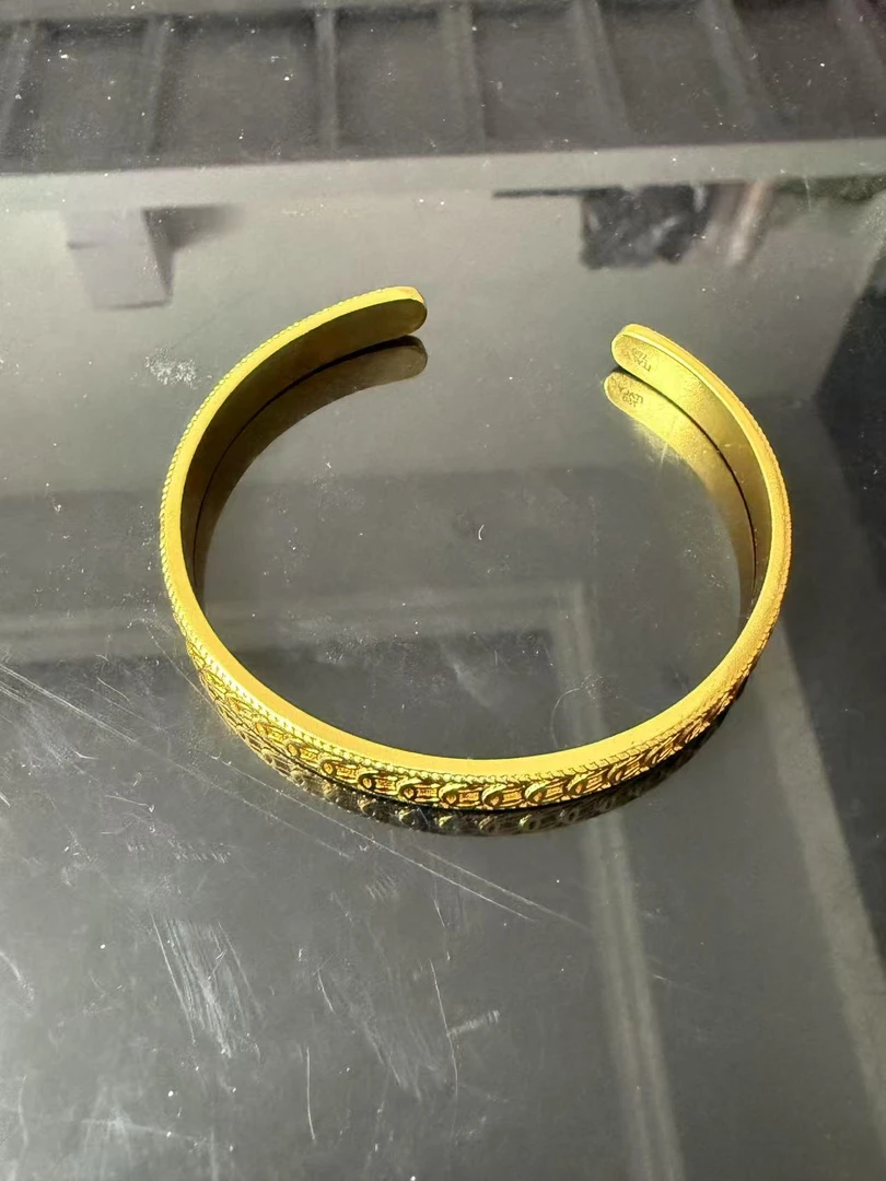 手镯 黄色手镯WDA-3135高端大气时尚百搭