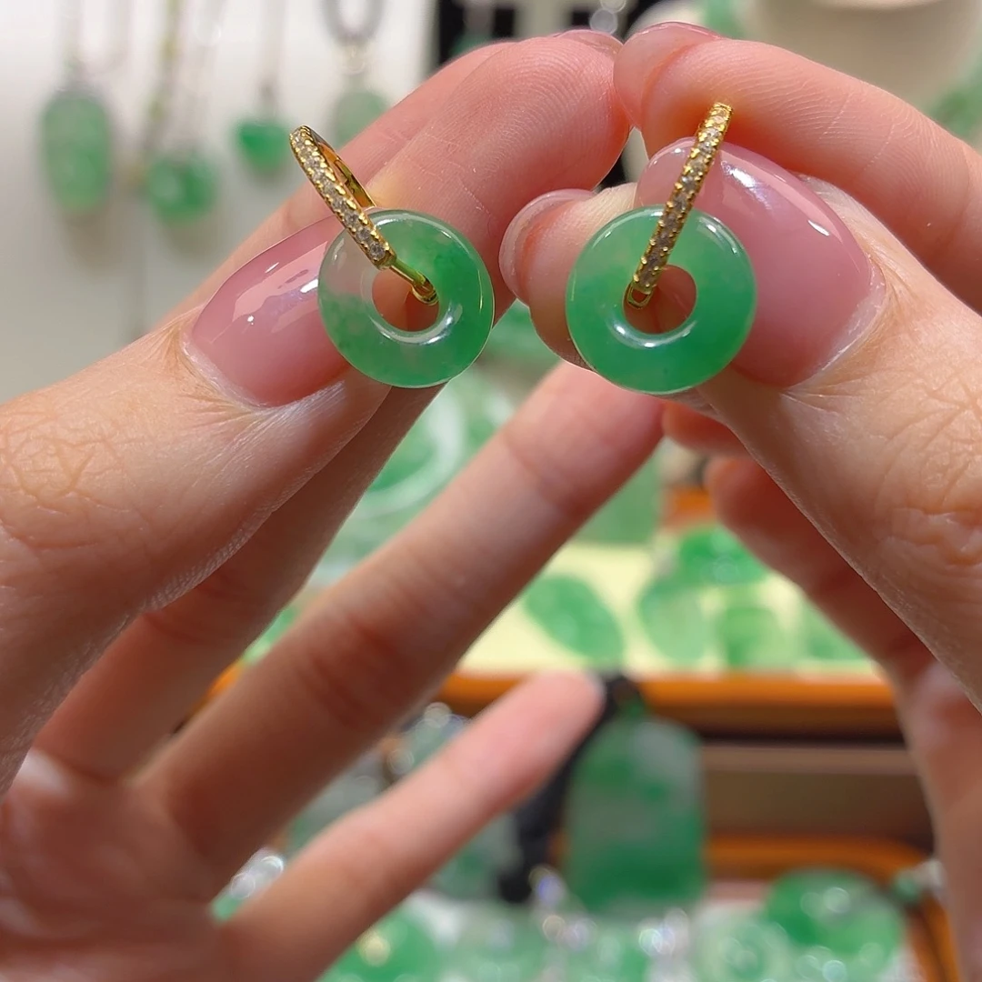 石英质玉银S925镶嵌颈饰