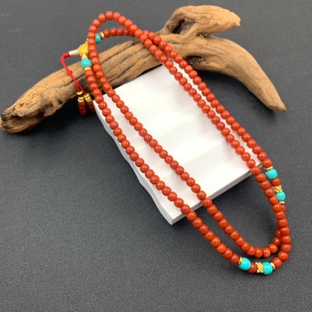 南红项链-多样性发一-250607034【尺寸约5mm】