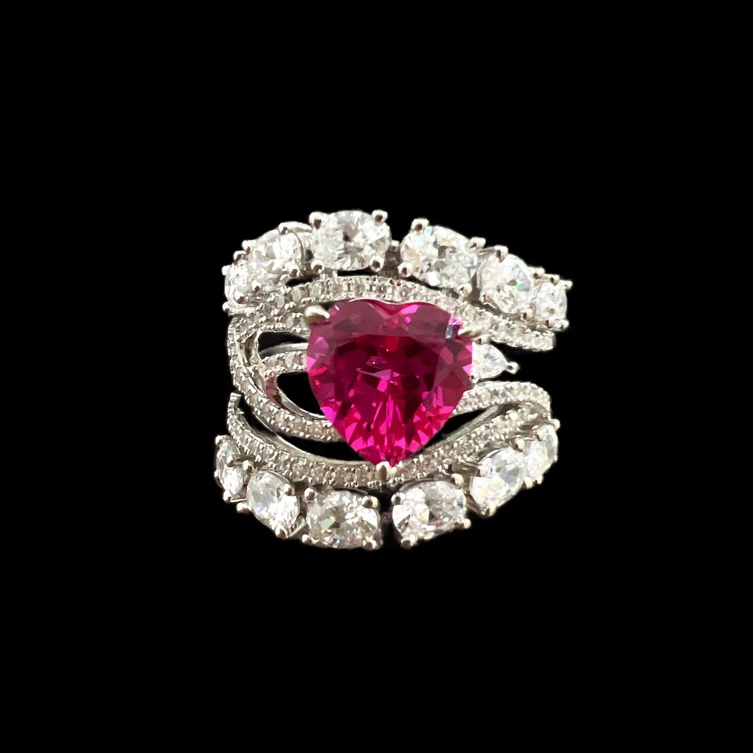 925银戒指 F4115时尚气质戒指孤品