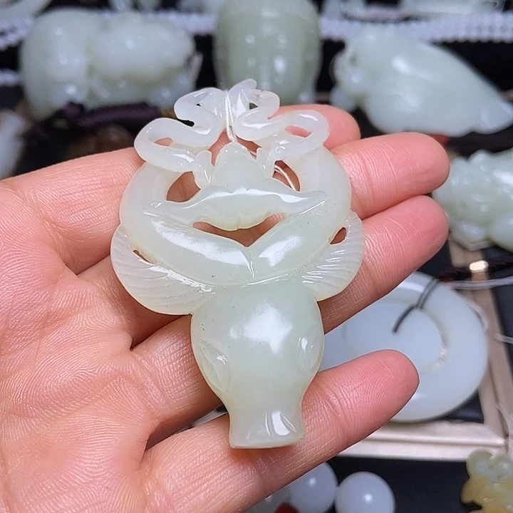 吊坠(不含链)未镶嵌和田玉