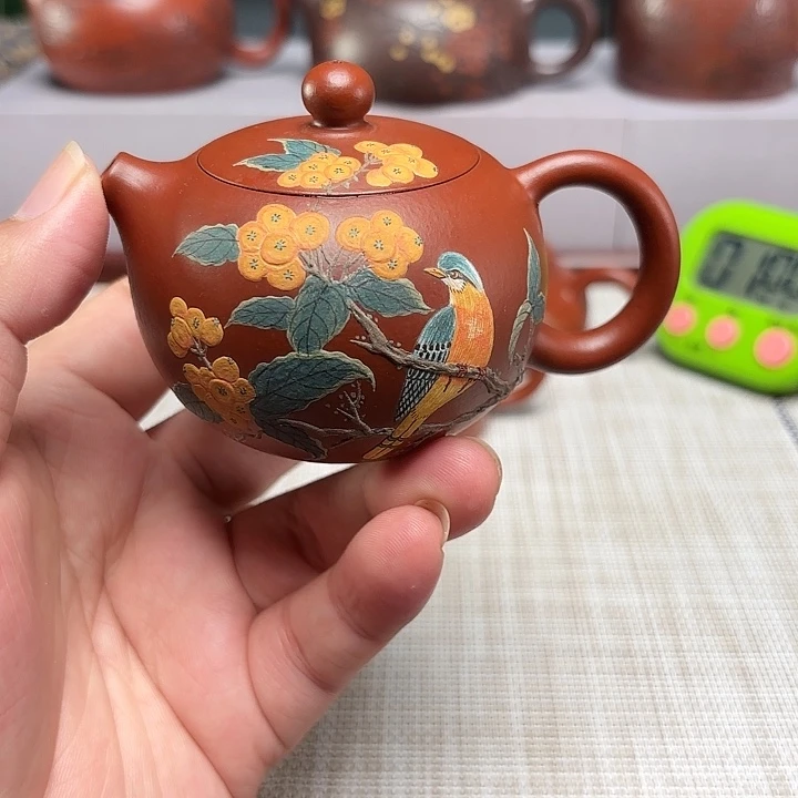 C***d茶壶紫砂宜兴原矿手工紫砂壶