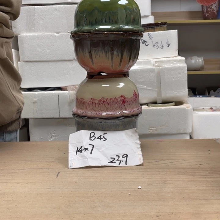 粗陶多肉花盆微瑕45