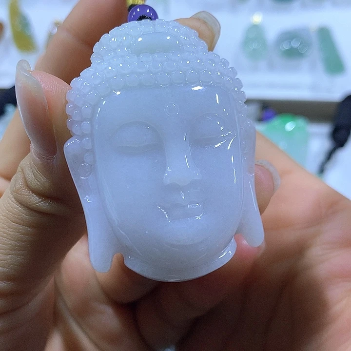 翡翠颈饰未镶嵌天然翡翠A货吊坠