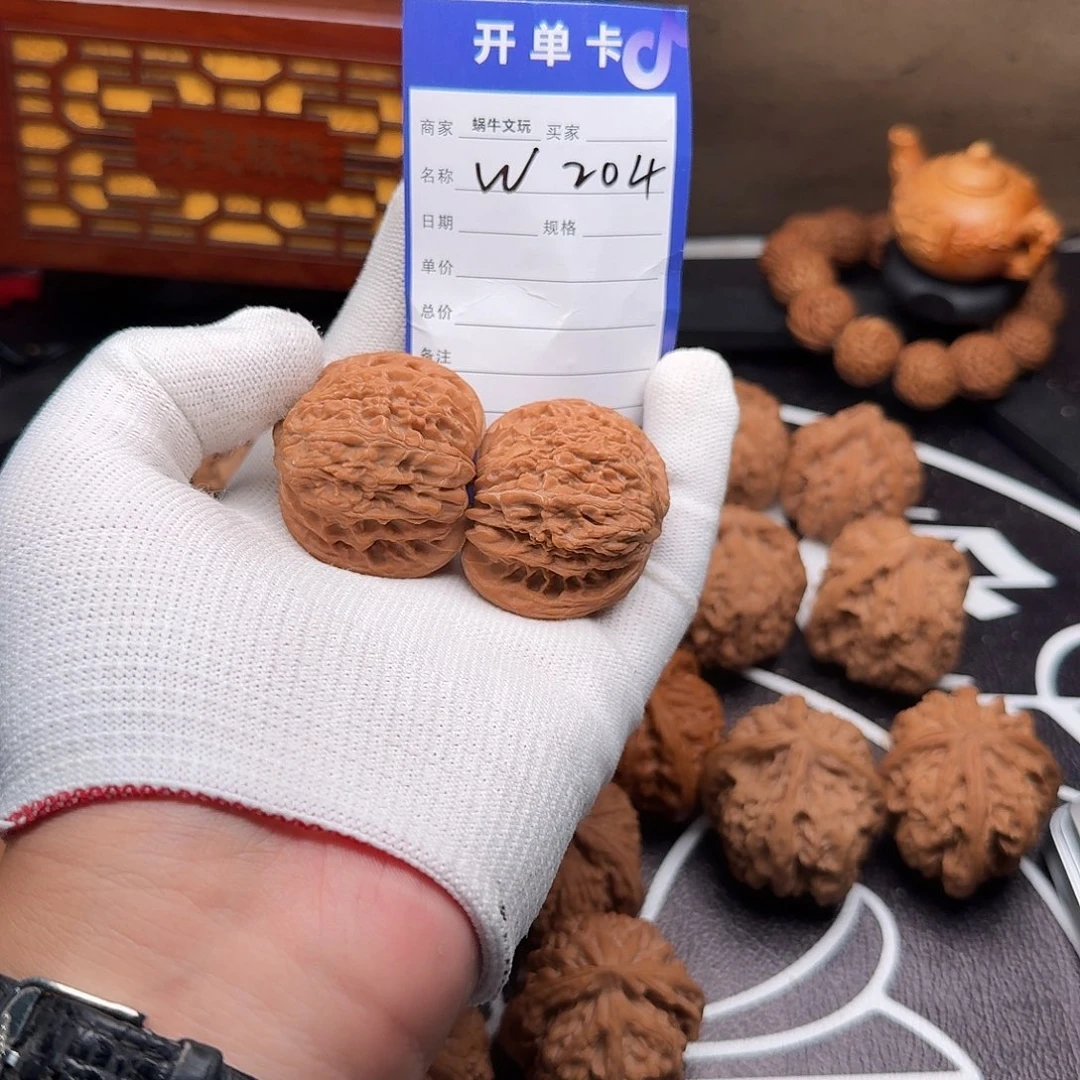 把件文玩核桃204钟馗磨41全品