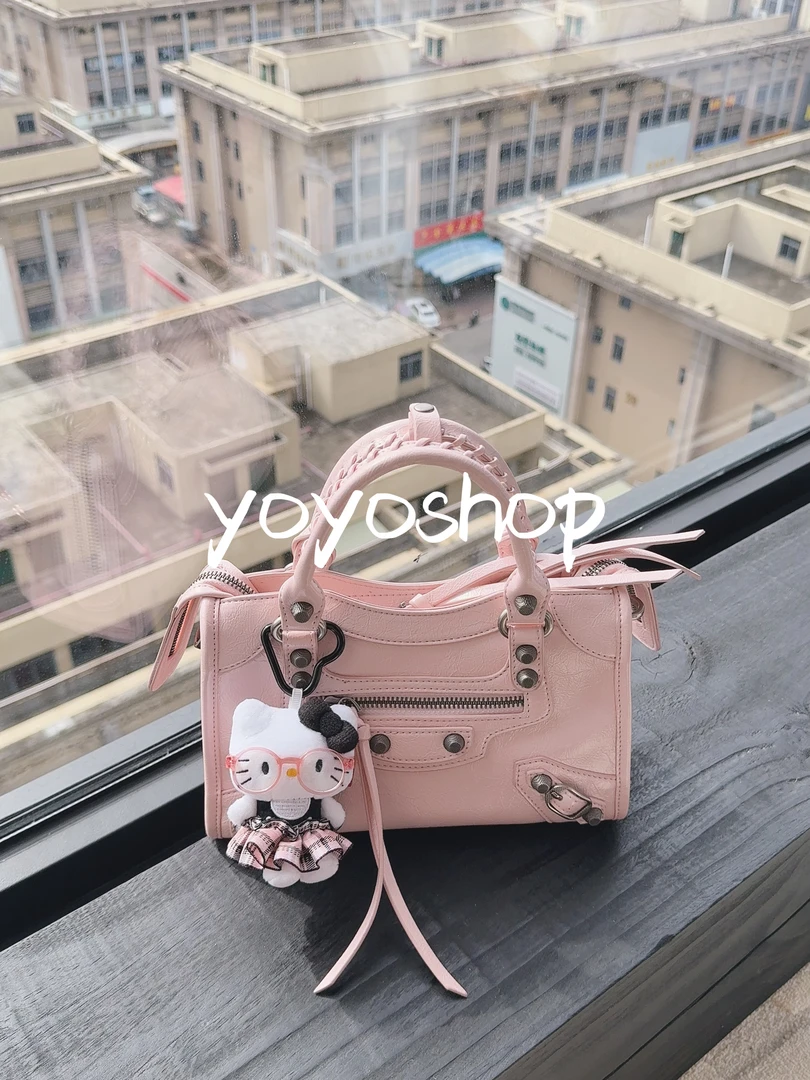 yoyo shop重工机车包包小众设计款(含部分挂件）