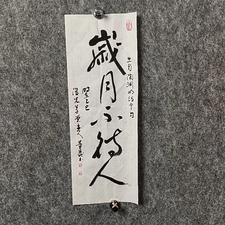 书法董老师小品岁月不待人