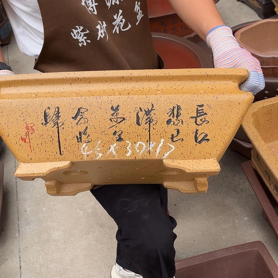 紫砂花盆盆景艺术