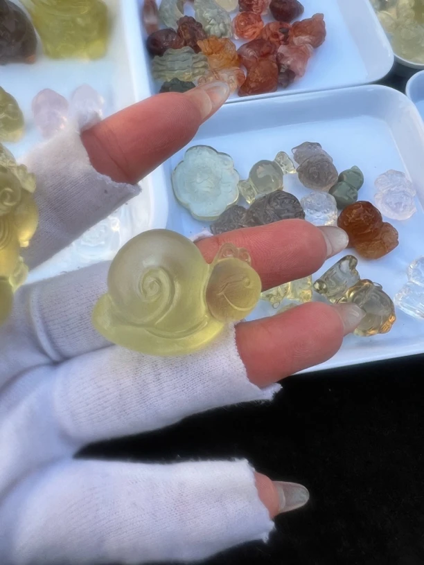 天然水晶摆件？？！