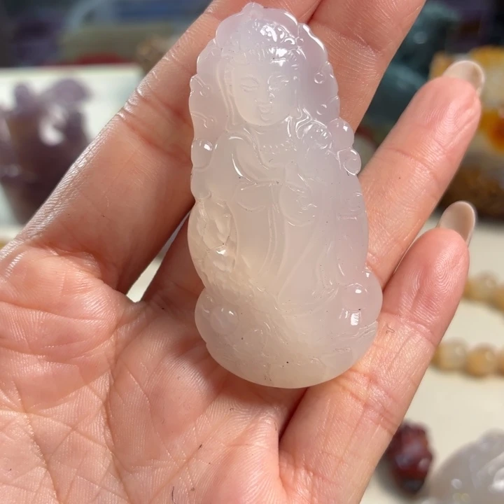 玛瑙/玉髓未镶嵌吊坠(不含链)