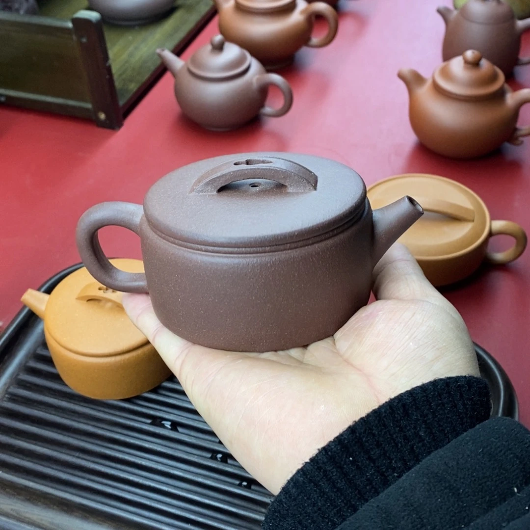茶壶紫砂紫砂微瑕汉瓦