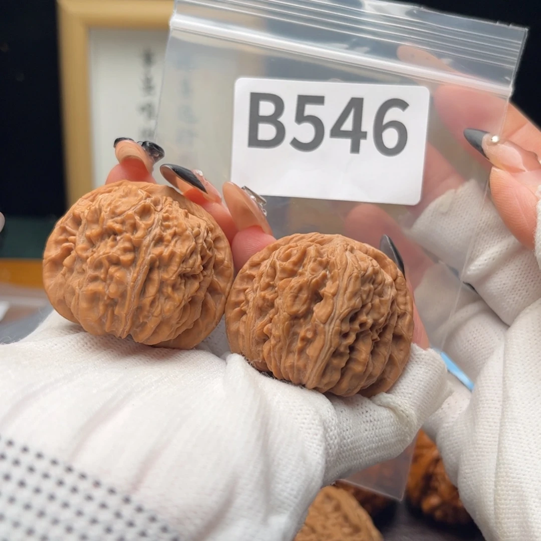 把件文玩核桃42四喜b546