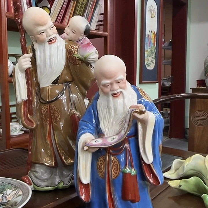 冬***雪瓷片景德镇陶瓷艺术品